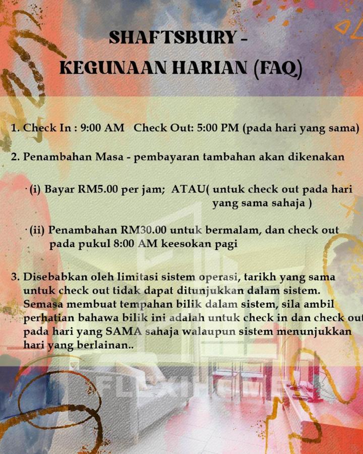 9Am-5Pm, Same Day Check In And Check Out, Work From Home, Shaftsbury-Cyberjaya, Comfy Home By Flexihome-My Eksteriør billede